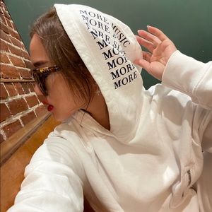 Sundry MORE LOVE HOODIE White XS $158